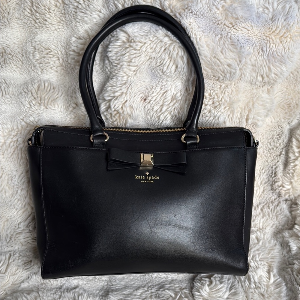 Kate Spade Black Leather Handbag - Picture 10 of 12